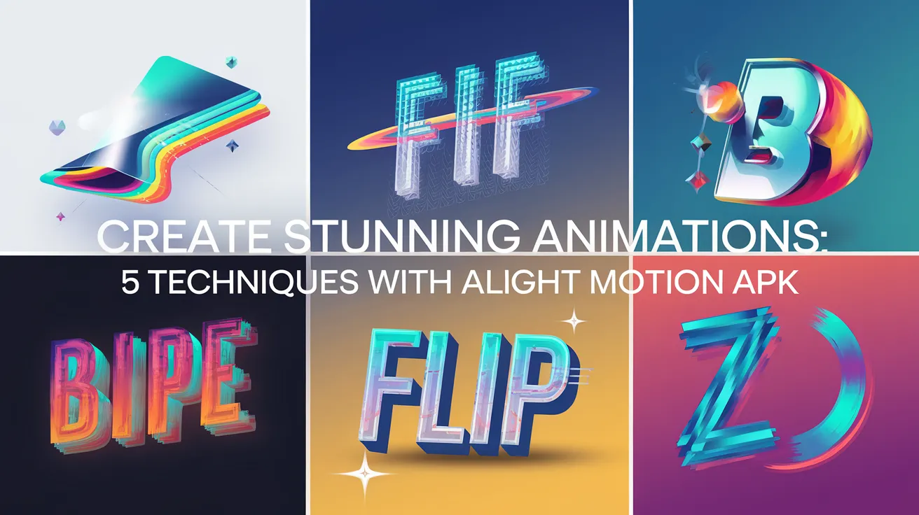 Create Stunning Animations: 5 Techniques with Alight Motion APK