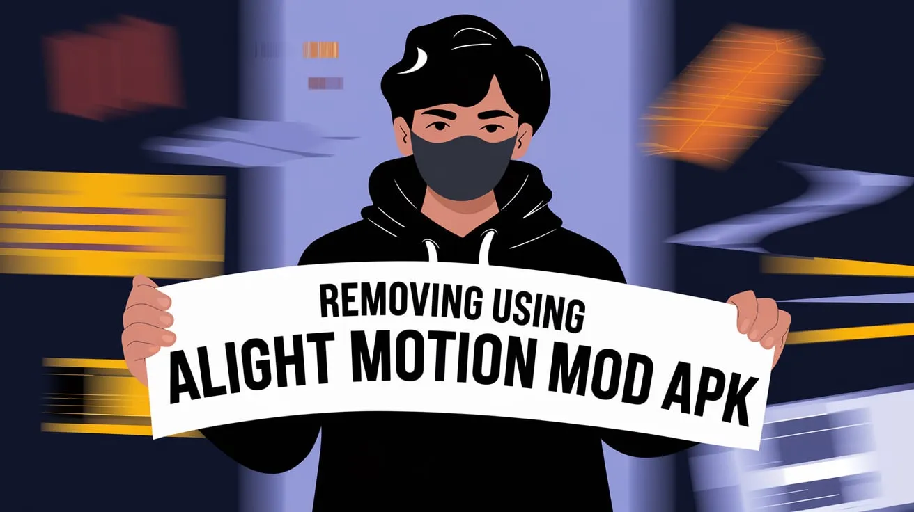 Removing Using Alight Motion MOD APK