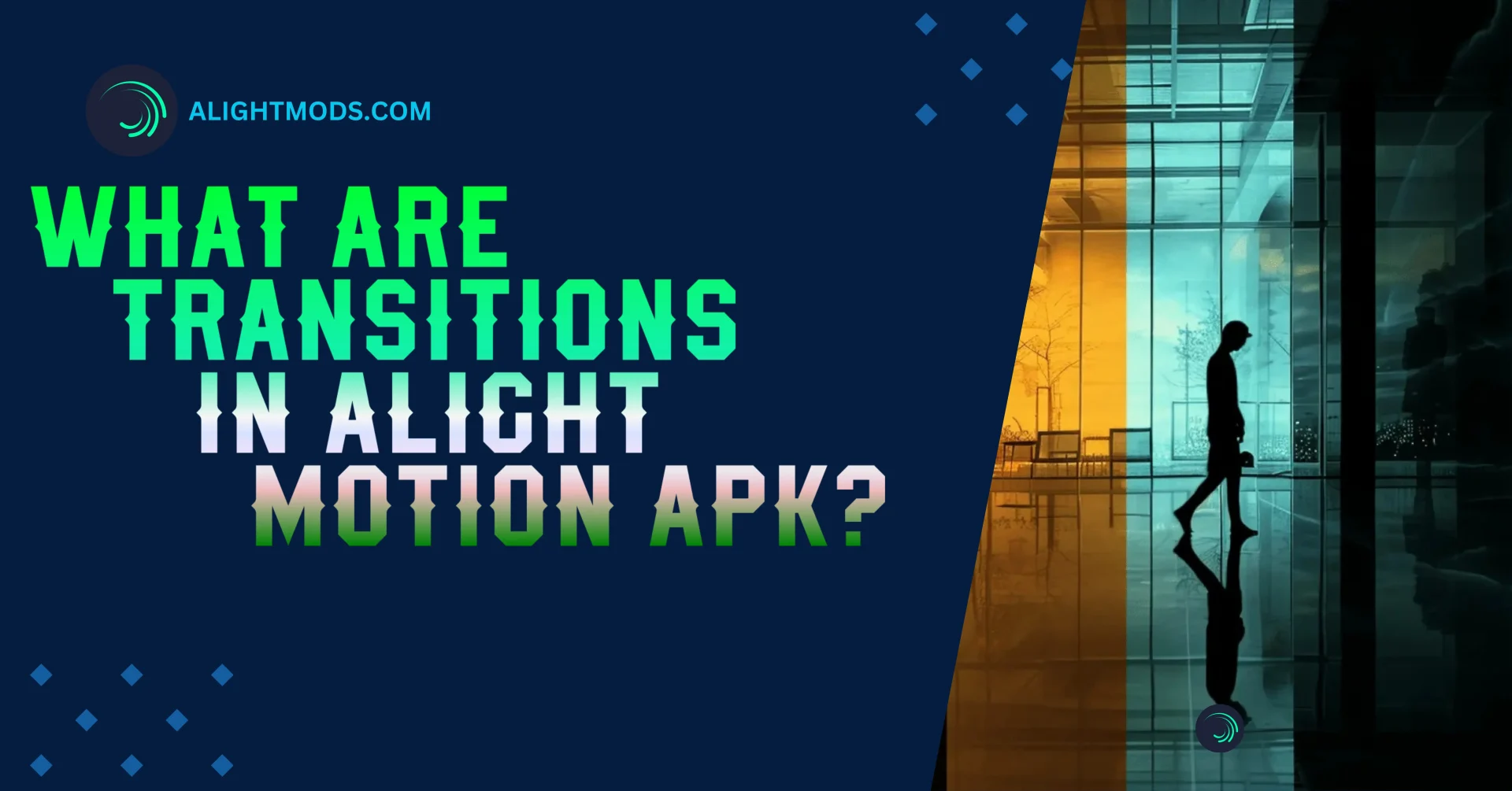 What are Transitions in Alight Motion APK