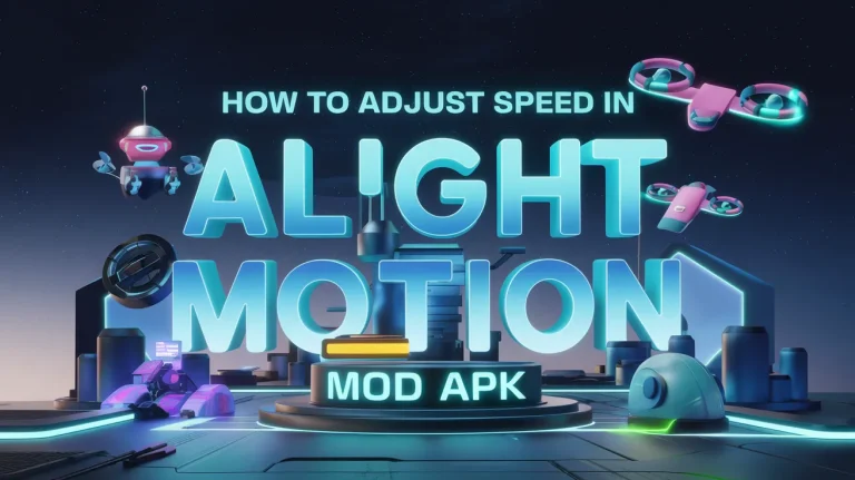 How to Adjust Speed in Alight Motion MOD APK