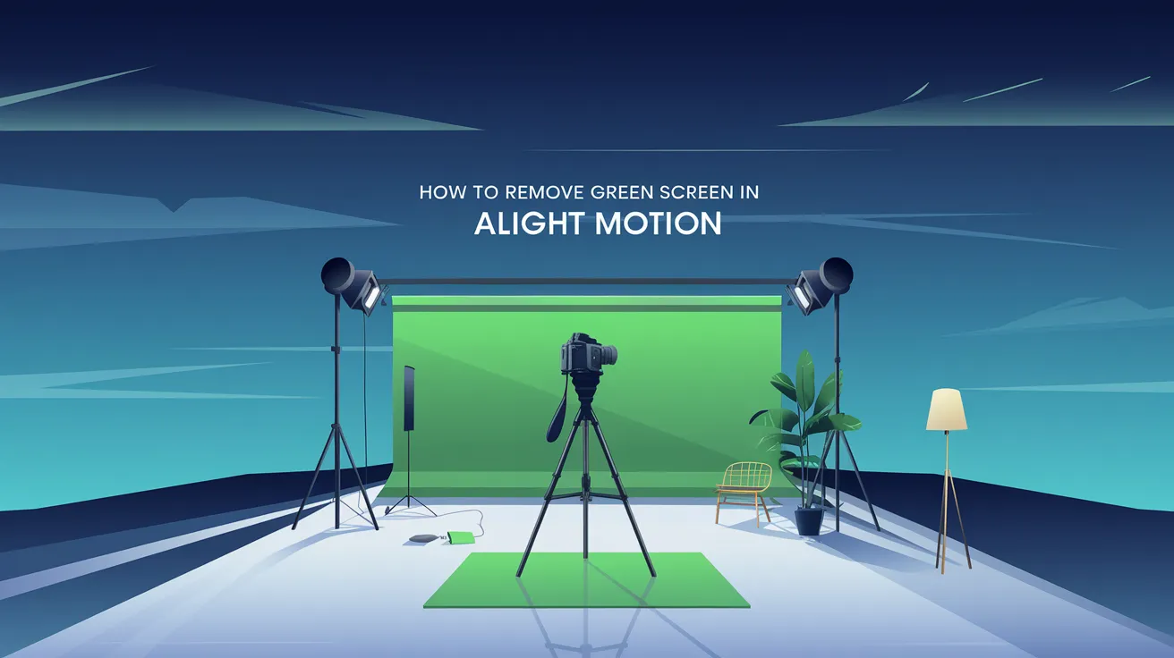 Remove Green Screen in Alight Motion